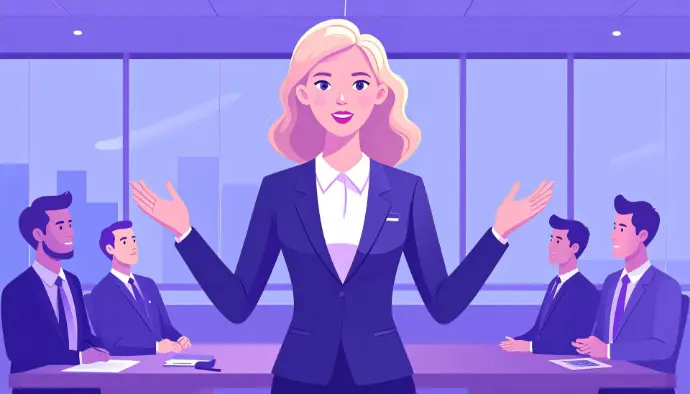 A women describes change management