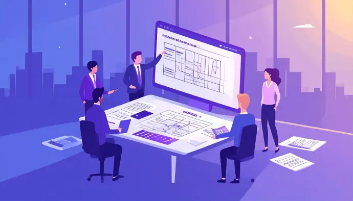 a graphic simulating gathering business requirements