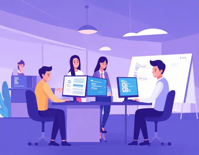 people doing testing