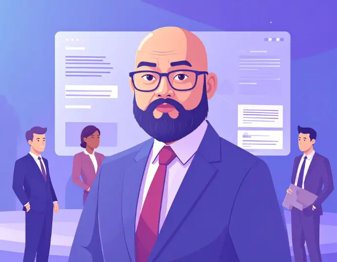 a man looks serious about requirements enforcement