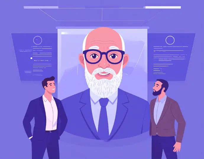 A man acts as a communication bridge